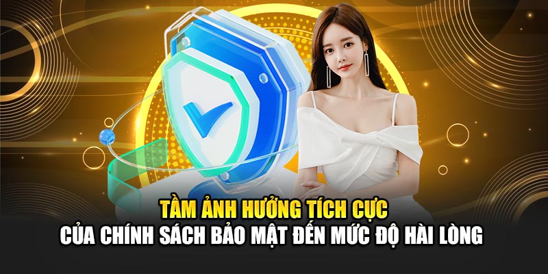 Tầm ảnh hưởng tích cực của chính sách bảo mật đến mức độ hài lòng 